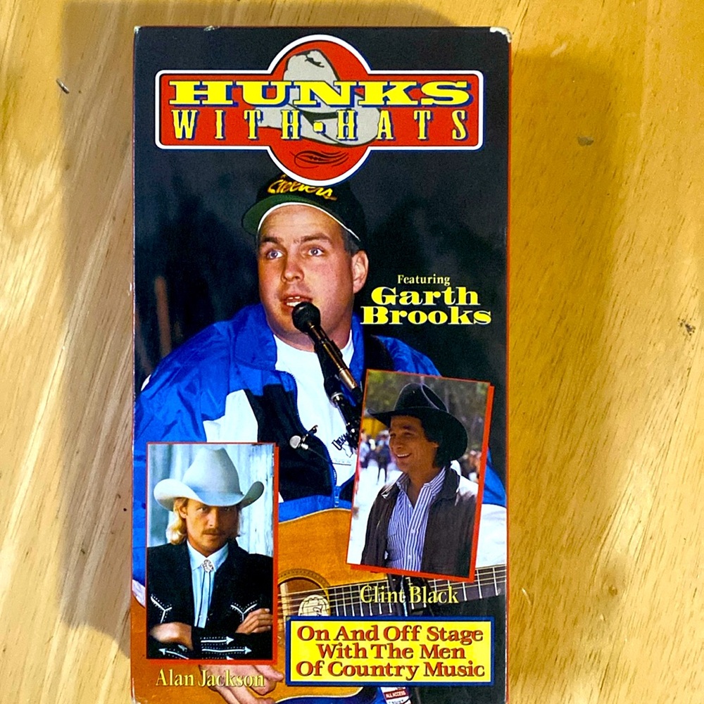 Hunks With Hats (VHS, 1993) Garth Brooks Alan Jackson Clint Black Country Music